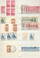Saarland (1947/56): 1920/1959, Alt- Und Neusaar, Vielseitiger Bestand In Drei Leuchtturm-Alben Und E - Oblitérés