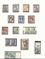 Saarland (1947/56): 1947/1959, Meist Postfrische Und Zusätzlich Gestempelte Sammlung Mit Vielen Bess - Gebraucht