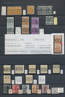 Bizone: 1945/1949, Spezialisierte Sammlungspartie AM-Post, Band/Netz, Bauten Und Sondermarken Sowie - Altri & Non Classificati