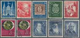 Bundesrepublik Deutschland: 1945/1969 (ca.), Dubletten Mit Etwas Bizone Und All. Besetzung Im Steckb - Colecciones