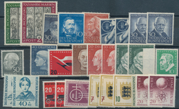 Bundesrepublik Deutschland: 1949/1955, Postfrisches/ungebrauchtes Steckkartenlot Mit Etlichen Besser - Collections