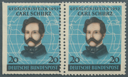 Bundesrepublik Deutschland: Ab 1949 Schachtel Mit Abarten Und Fehldrucken,etc., Dabei Z.B. Bund 113 - Collections