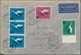 Bundesrepublik Deutschland: 1951/1960, Partie Von 23 Briefen/Karten Mit Sondermarken-Frankaturen (te - Collections