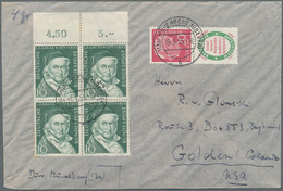 Bundesrepublik Deutschland: 1952/1961, Partie Von 25 Briefen/Karten Mit Sondermarken-Frankaturen (te - Collections