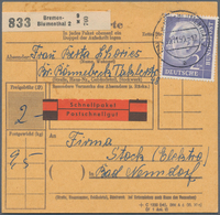 Bundesrepublik Deutschland: 1954/1969 (ca). Lot Von 466 Belegen Mit Briefen Und Postkarten (auch Bil - Collections