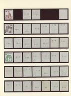 Bundesrepublik Deutschland: 1977/1982, Postfrische Spezialsammlung Der Dauerserie Burgen Und Schlöss - Collections