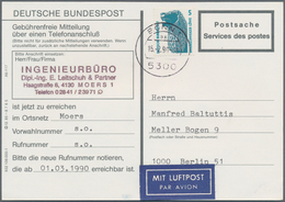 Bundesrepublik Deutschland: 1984/2004 (ca). Lot Von 350 Belegen Mit Briefen, Karten Und Marken Zu De - Sammlungen