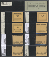 Bundesrepublik - Markenheftchen: PLATTENFEHLER: 1971/2002, Sammlung Von Ca. 530 Postfrischen Markenh - Otros & Sin Clasificación