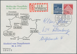 Bundesrepublik - Ganzsachen: 1953/2000 Sammlung Ca. 369 Privatganzsachen Meist Umschläge Und Aerogra - Altri & Non Classificati