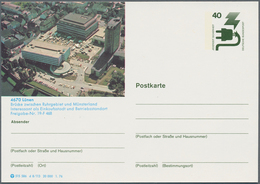 Bundesrepublik - Ganzsachen: 1975/88 Ca. 1.740 Bildpostkarten, Davon Ca. 500 Ungebraucht, Sehr Große - Andere & Zonder Classificatie