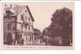 1859 - St-JEAN-le-THOMAS - Vue De L'Hôtel Et Du Jardin De Repos à Droite - Autres & Non Classés