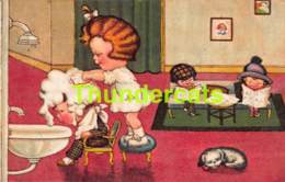 CPA ILLUSTRATEUR MARGRET BORISS ENFANT COIFFEUR CHIEN ARTIST SIGNED CHILDREN HAIRDRESSER DOG AMAG 1799 - Boriss, Margret