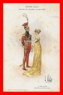 CPA Illustrateur L. VALLET.  Soyez Sage. Officier De Lanciers Rouges.Pub Le Petit Journal...I0513 - Vallet, L.