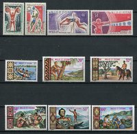 1969/70 - WALLIS E  FUTUNA- FOLKLORE/SPORTS-M.N.H.  - 10 VAL.LUXE !! - Ongebruikt