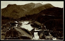 Ref 1269 - 1921 Judges Real Photo Postcard - Top Of Nant Francon - Caernarvonshire Wales - Caernarvonshire