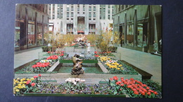 USA - New York City - Rockefeller Center Channel Garden - Look Scans - Plaatsen & Squares