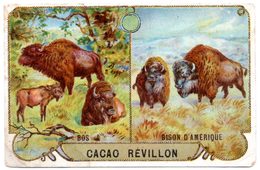 Chromo Didactique Révillon. Le Bos Et Le Bison - Revillon