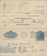 1905 , ESTADOS UNIDOS , TARJETA ENTERO POSTAL CIRCULADA , BOSTON - NEW YORK , PRE IMPRESO - 1901-20