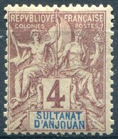 Anjouan  Y&T  N° 3 * - Unused Stamps