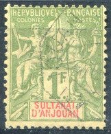 Anjouan  Y&T  N° 13 (o) - Used Stamps