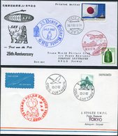 1982 Japan Norway SAS First Flight Covers (2) Tokyo / Oslo. Reindeer Polar - Airmail