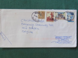 Denmark 2008 Cover Greve To Belgium - Ship - Workers - Comics Love - Lettres & Documents