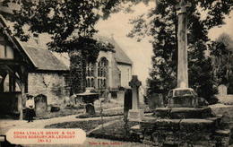 Edna Lyalls Grave & Old Cross, Bosbury, Nr. Ledbury - Herefordshire
