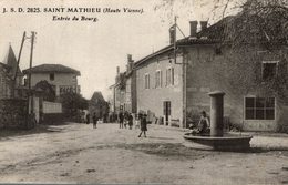 SAINT MATHIEU ENTREE DU BOURG - Saint Mathieu