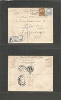Bc - Bermuda. 1931 (29 Dec) Hamilton - Switzerland, Zurich. Registered Multifkd Env, Via USA, NYC (2 Jan) VF. - Autres & Non Classés