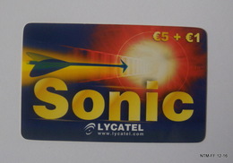 ITALY 2006: Phone Card From Italy: Sonic (Lycatel) 5 + 1 Euro - Otros & Sin Clasificación