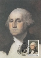 662 S. Tomè E Principe 1982 " George Washington " - Quadro Dipinto Da G. Stuart Rococo Paintings Maximum Card Maxi - George Washington