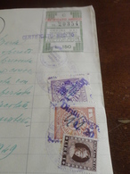MARCA DA BOLLO ORDINE DEI MEDICI CHIRURGI  LIRE  150 + ALTRE 3-1949 - Revenue Stamps