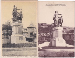 63. LA BOURBOULE. Monument Aux Morts. 2 Cartes - La Bourboule