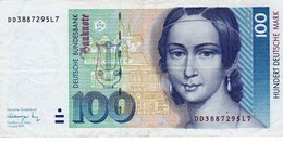 GERMANY 100 MARK 1991 VF P-41b (free Shipping Via Registered Air Mail) - 100 Deutsche Mark