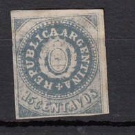 Argentine  République  Avec Accent   15c Bleu - Unused Stamps