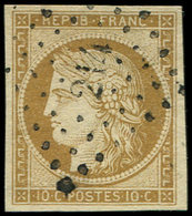 EMISSION DE 1849 - 1    10c. Bistre-jaune, Oblitéré PC 214, TB - 1849-1850 Ceres