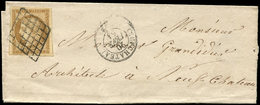 Let EMISSION DE 1849 - 1    10c. Bistre-jaune, Obl. GRILLE S. LSC, Càd T15 NEUFCHATEAU 20/2/51, TB - 1849-1850 Cérès