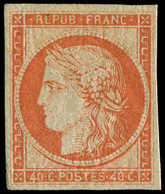 * EMISSION DE 1849 - 5A   40c. Orange Foncé, Très Frais Et TTB - 1849-1850 Cérès