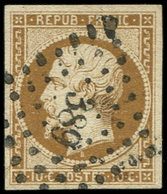 PRESIDENCE - 9d   10c. Bistre-brun Foncé, Obl. PC 389, TTB - 1852 Louis-Napoleon