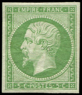 * EMPIRE NON DENTELE - 12    5c. Vert, Très Frais Et TB - 1853-1860 Napoleone III