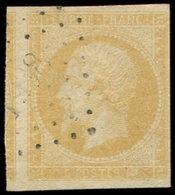 EMPIRE NON DENTELE - 13Al 10c. Citron, Impression Défse De 1867, T I, Obl. PC 1988, Voisin à Gauche, TTB/Superbe - 1853-1860 Napoléon III.
