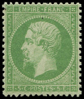 ** EMPIRE DENTELE - 20    5c. Vert, Très Frais Et TB - 1862 Napoléon III.