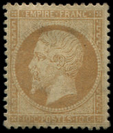 * EMPIRE DENTELE - 21   10c. Bistre, Bien Centré, TB. J - 1862 Napoleon III