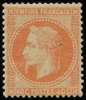 * EMPIRE LAURE - 31   40c. Orange, Un Grain Dans Le Papier, TB - 1863-1870 Napoleone III Con Gli Allori