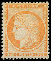 * SIEGE DE PARIS - 38   40c. Orange, Frais Et TB - 1870 Siège De Paris