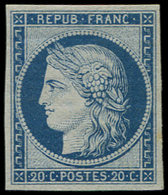 (*) SIEGE DE PARIS - R37f 20c. Bleu, GRANET, TB - 1870 Siège De Paris