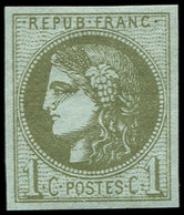 * EMISSION DE BORDEAUX - 39C   1c. Olive, R III, Belles Marges, TTB - 1870 Emissione Di Bordeaux