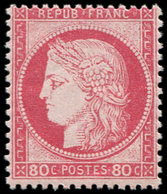 ** CERES DENTELE - 57   80c. Rose, TTB - 1871-1875 Ceres