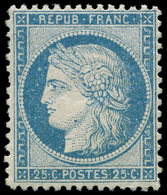 * CERES DENTELE - 60B  25c. Bleu, T II, Quasiment **, Très Frais Et TB - 1871-1875 Cérès