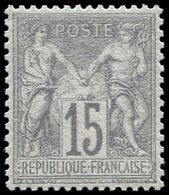 ** TYPE SAGE - 66   15c. Gris, Très Bon Centrage, TTB - 1876-1878 Sage (Tipo I)